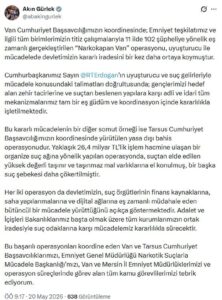 Adalet Bakanı Gürlek: Suçla Mücadele Kararlılıkla Devam Edecek